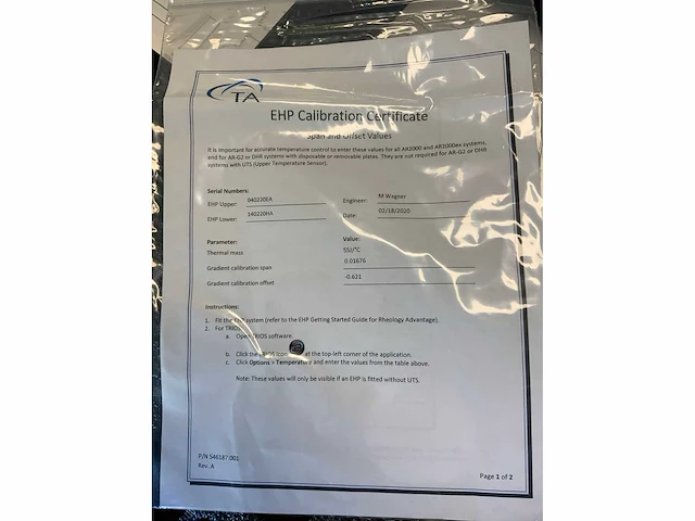 2020 ta instruments dhr-2 water ta rheometer - afbeelding 6 van  21