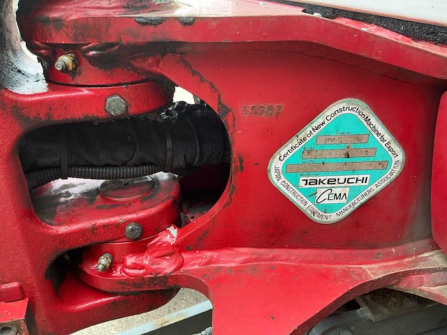 2020 takeuchi tb126 minigraafmachine - afbeelding 15 van  29