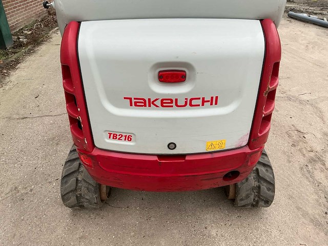 2020 takeuchi tb126 minigraafmachine - afbeelding 18 van  29