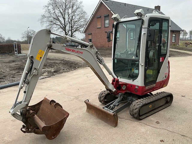 2020 takeuchi tb126 minigraafmachine - afbeelding 4 van  4
