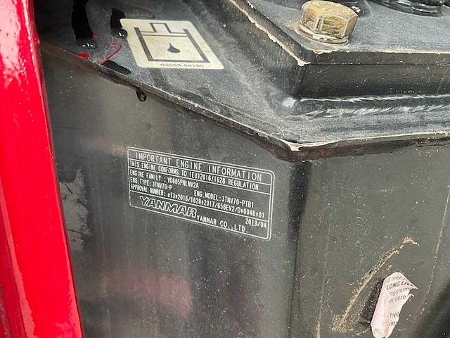 2020 takeuchi tb216 minigraafmachine - afbeelding 21 van  30