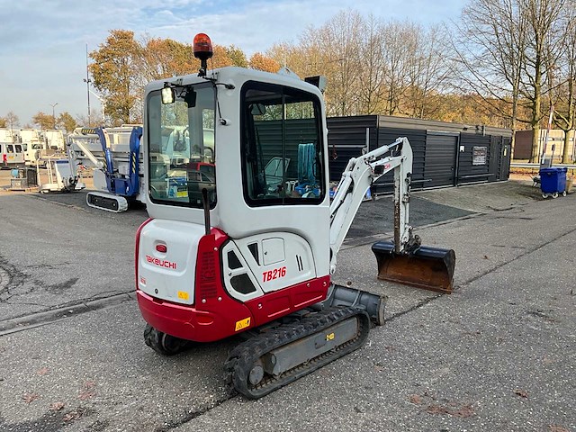 2020 takeuchi tb216 minigraafmachine - afbeelding 26 van  30