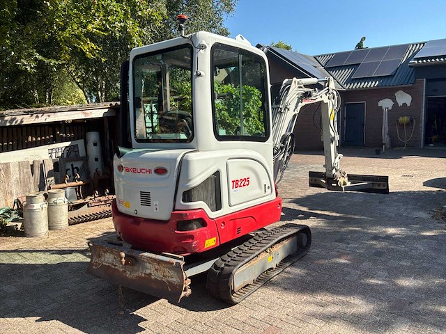 2020 takeuchi tb225 minigraafmachine - afbeelding 3 van  6