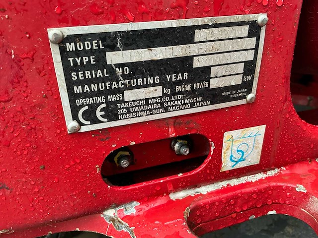 2020 takeuchi tb370 rupsgraafmachine - afbeelding 18 van  36