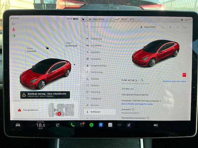 2020 tesla model 3 - afbeelding 7 van  30