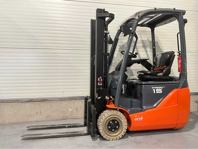 2020 toyota 8fbe15t 1500kg vorkheftruck - afbeelding 1 van  18