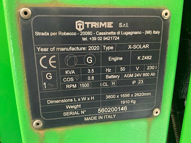 2020 trime x-solar hybrid bouwlamp - afbeelding 8 van  16
