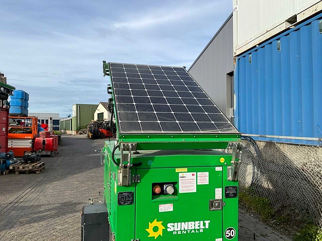 2020 trime x-solar hybrid mobiele lichtmast - afbeelding 12 van  14