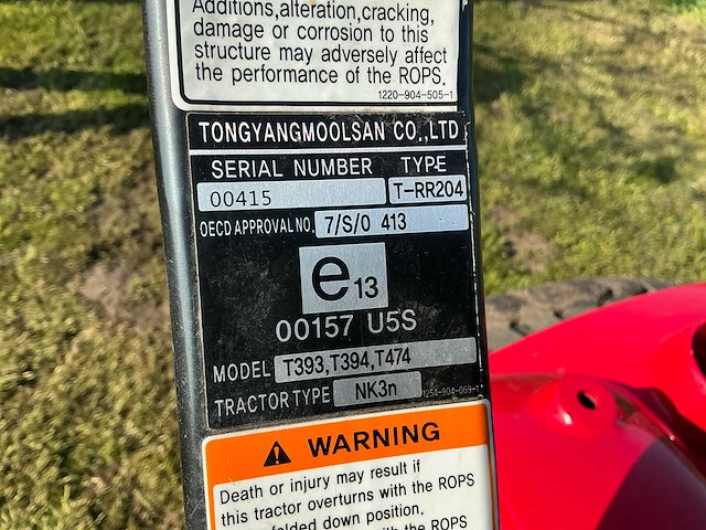2020 tym t293hst vierwielaangedreven landbouwtractor - afbeelding 3 van  45
