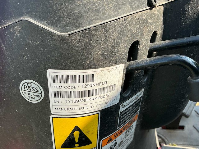 2020 tym t293hst vierwielaangedreven landbouwtractor - afbeelding 8 van  45