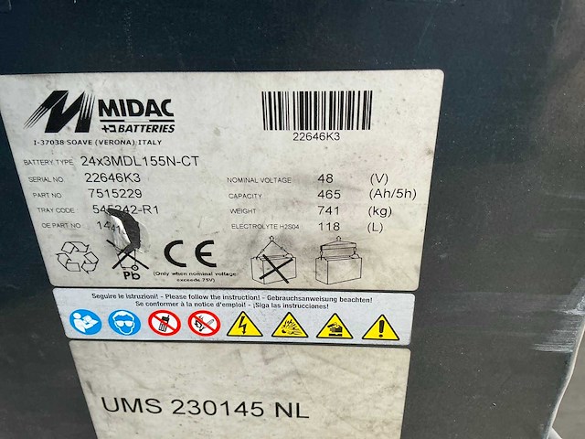 2020 unicarriers ums160dtfvxc725 reach truck - afbeelding 7 van  18