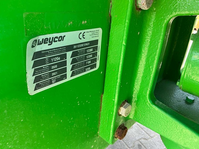 2020 weycor 1120e grondwals - afbeelding 7 van  15