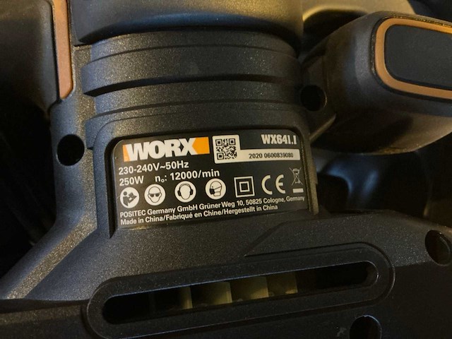 2020 worx wx641.1 vlakschuurmachine - afbeelding 4 van  4