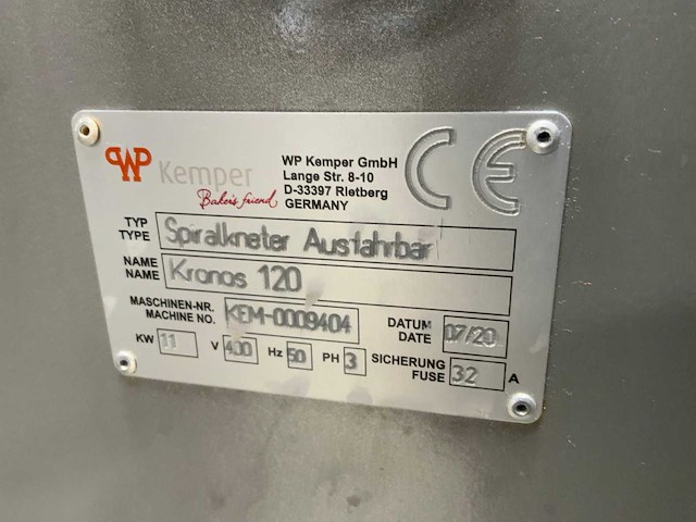 2020 wp kemper kronos 120 pro mengmachine - afbeelding 5 van  5