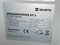 2020 würth as12 acculader kast - afbeelding 10 van  10