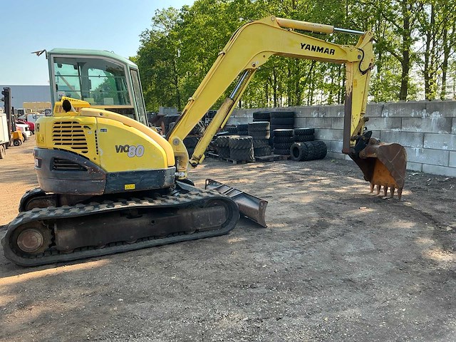2020 yanmar vio 80 midigraafmachine - afbeelding 8 van  10
