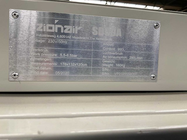 2020 zionair sb99a straalcabine - afbeelding 6 van  6