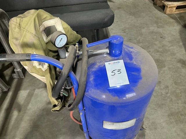 2020 zonair sk20b mobiele zandstraalketel - afbeelding 2 van  5