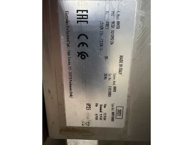 2021 - hakpro - hht8 - korvenvaatwasmachine met diversey zeepsysteem - afbeelding 10 van  10