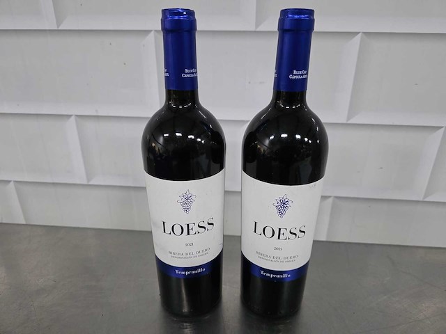 2021 - loes tempranillo rode wijn fles (7x) - afbeelding 1 van  3