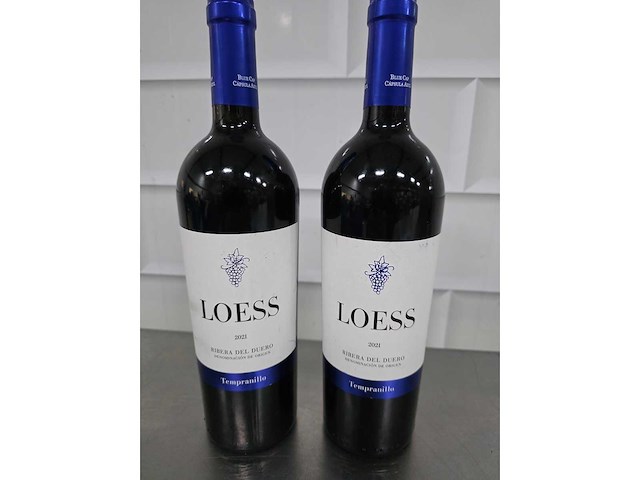 2021 - loes tempranillo rode wijn fles (7x) - afbeelding 2 van  3