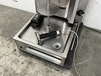2021 - shoarma grill met elektrisch doner mes - afbeelding 5 van  14