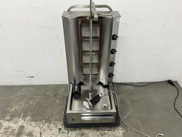 2021 - shoarma grill met elektrisch doner mes - afbeelding 6 van  14