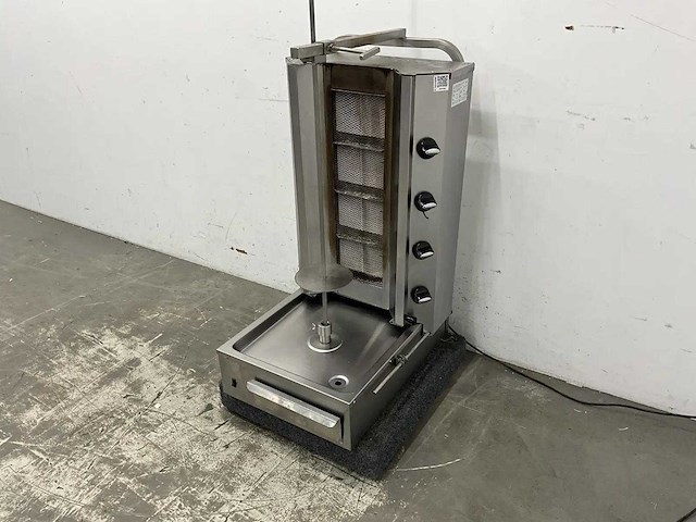 2021 - shoarma grill met elektrisch doner mes - afbeelding 1 van  14