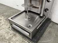 2021 - shoarma grill met elektrisch doner mes - afbeelding 10 van  14