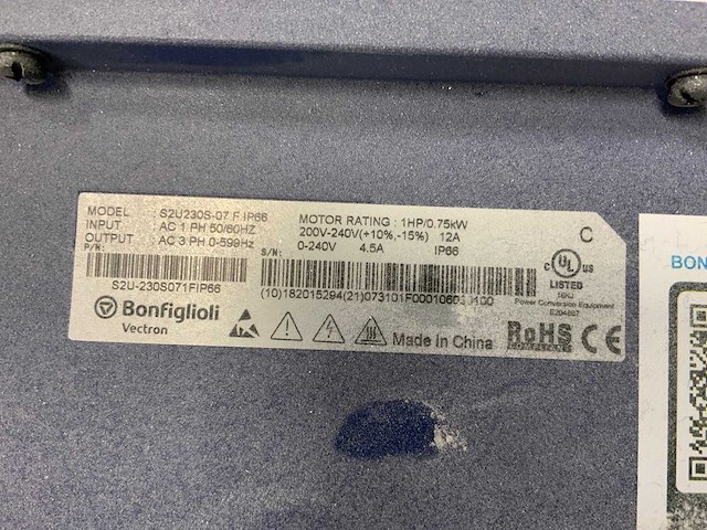 2021 - triltechniekshop ptl-40/40-25 vibreertafel met bonfiglioli frequentieregelaar - afbeelding 10 van  11