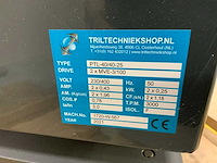 2021 - triltechniekshop ptl-40/40-25 vibreertafel met bonfiglioli frequentieregelaar - afbeelding 5 van  11