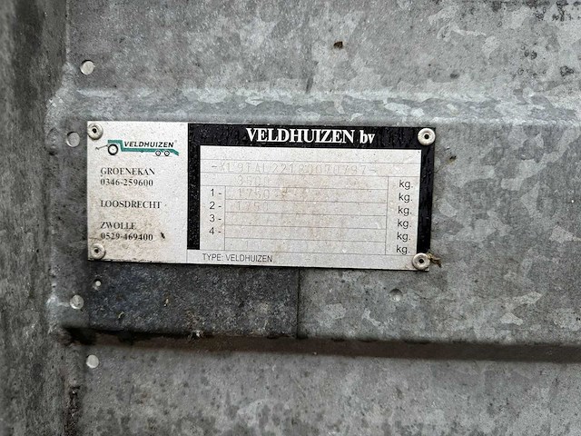 2021 - veldhuizen - oprijwagen - g47-1 - aanhangwagen - afbeelding 4 van  13