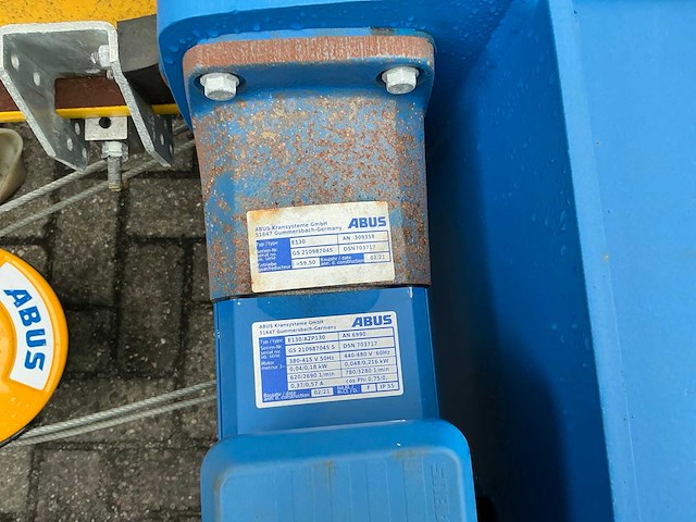 2021 abus gm 1000.4000 h-203.41.6000.6.e130.20 bovenloopkraan - afbeelding 10 van  16