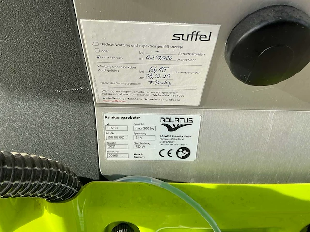 2021 adlatus cr700 schoonmaakrobot - afbeelding 10 van  12