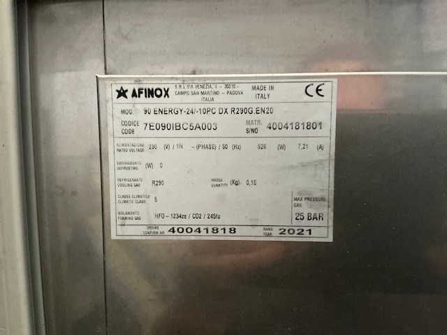2021 affinox 90 energy-24 vriezer - afbeelding 4 van  4