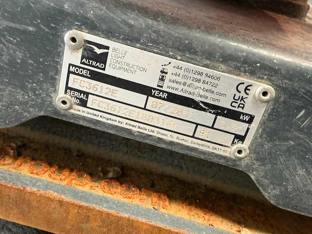 2021 altrad belle pcx 12/36 trilplaat 16kn benzine - afbeelding 7 van  8