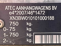 2021 atec abw.750.250x135 aanhangwagen - afbeelding 7 van  15