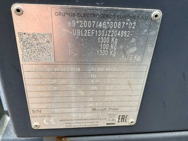 2021 atlas copco hilight h5+sv2 mobiele lichtmast - afbeelding 13 van  20