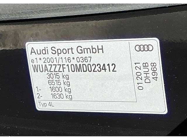 2021 audi q8 4.0 tfsi rs q8 quattro personenauto - afbeelding 16 van  16