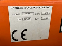 2021 barreto e1620b grondfreesmachine 16pk benzine - afbeelding 1 van  8