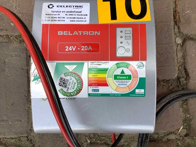 2021 belatron 24v-20 acculader - afbeelding 3 van  4