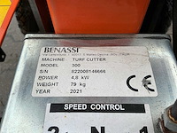 2021 benassi turf cutter 300 graszodensnijder - afbeelding 9 van  9