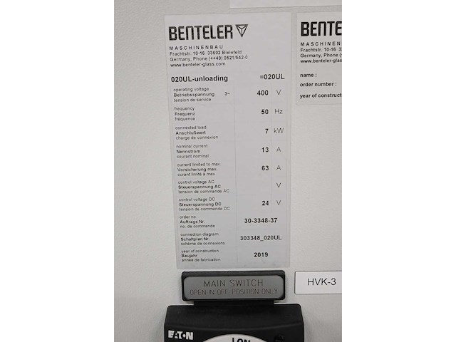 2021 benteler / rimas / translyft complete (tiltable and lifting) unloading section (c) - afbeelding 11 van  23