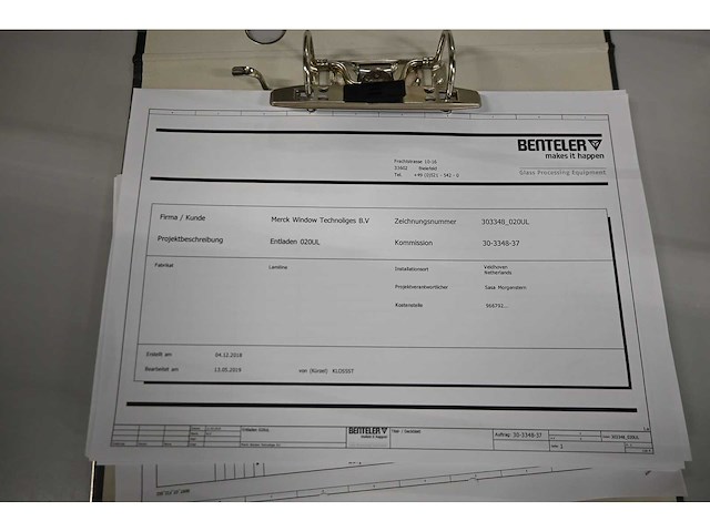 2021 benteler / rimas / translyft complete (tiltable and lifting) unloading section (c) - afbeelding 14 van  23