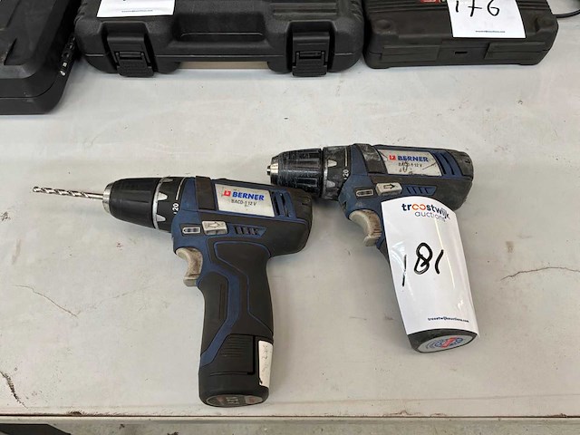 2021 berner schroefboormachine (2x) - afbeelding 1 van  2
