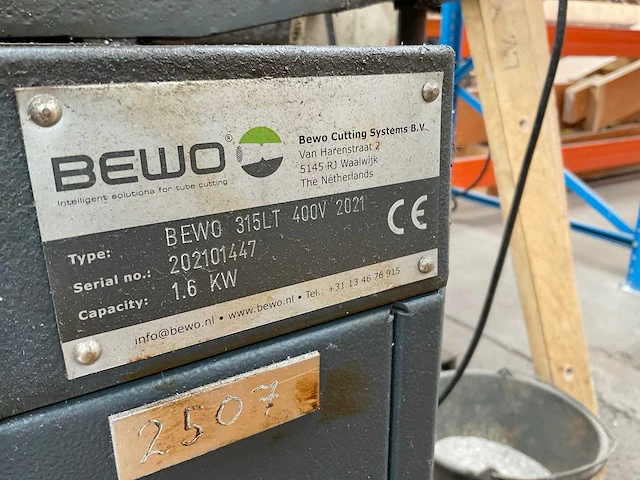 2021 bewo cpo 250 lt afkortcirkelzaagmachine - afbeelding 2 van  21