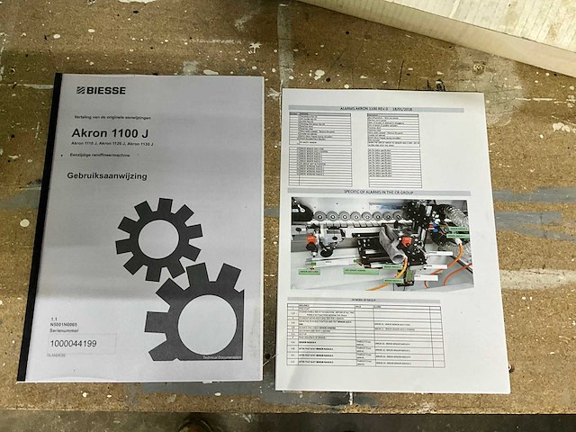 2021 biesse akron 1130 j cnc kantenaanlijmmachine - afbeelding 7 van  18