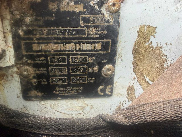 2021 bobcat s100 schranklader - afbeelding 16 van  24