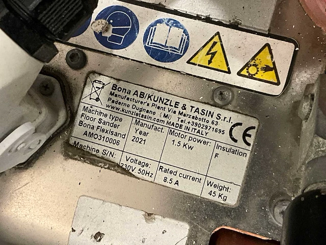 2021 bona flexisand amo310006 vloerenschuurmachine - afbeelding 7 van  7