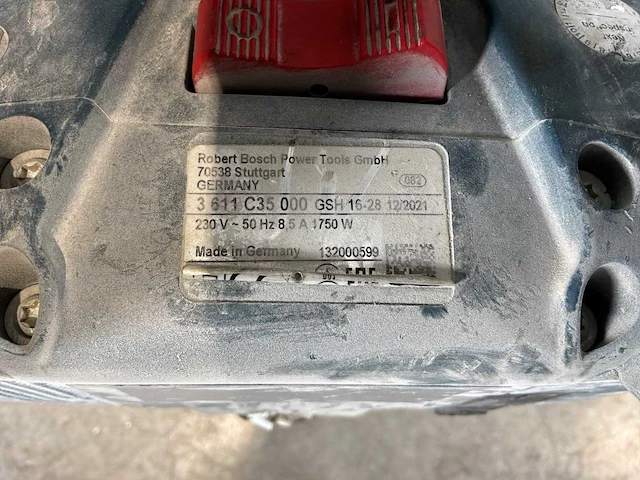 2021 bosch gsh 16-28 e breekhamer 18kg hex-28 - afbeelding 7 van  7